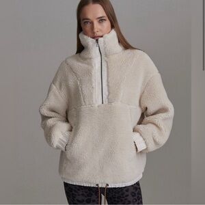 Varley Appleton Sweat, Eggnog, Size S